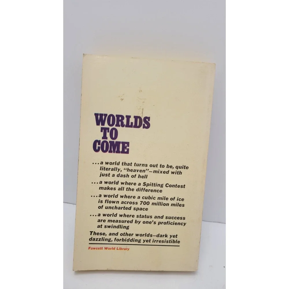 Worlds to Come Damon Knight 1968 Fawcett Gold Medal R1942 Sci-Fi Paperback